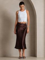 [Coffee] SilkSilky-AU Skirt 005