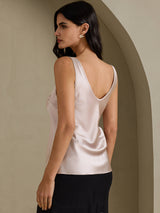 [Shadow Gray] SilkSilky-AU Sleeveless V Neck Camisole 002