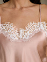 [Tuscany] SilkSilky-AU Spaghetti Strap V Neck Camisole 004