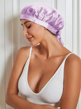 [Lavender] SilkSilky-AU Sleep Cap 001