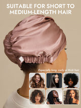 [Pale Mauve] SilkSilky-AU Sleep Cap 005