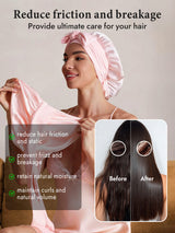[Light Pink] SilkSilky-AU Sleep Cap 003