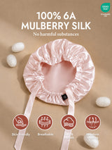 [Pink] SilkSilky-AU Sleep Cap 002