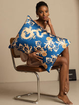 [Navy Dragon] SilkSilky-AU Pillowcase 002