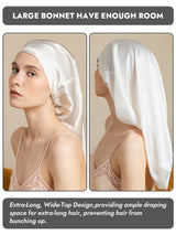 [White] SilkSilky-AU Sleep Cap 003
