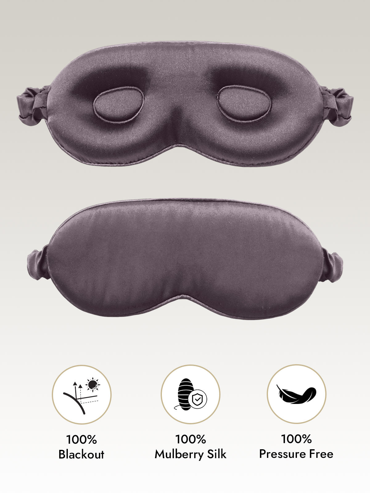 [Dark Gray] SilkSilky-AU Eye Mask 001