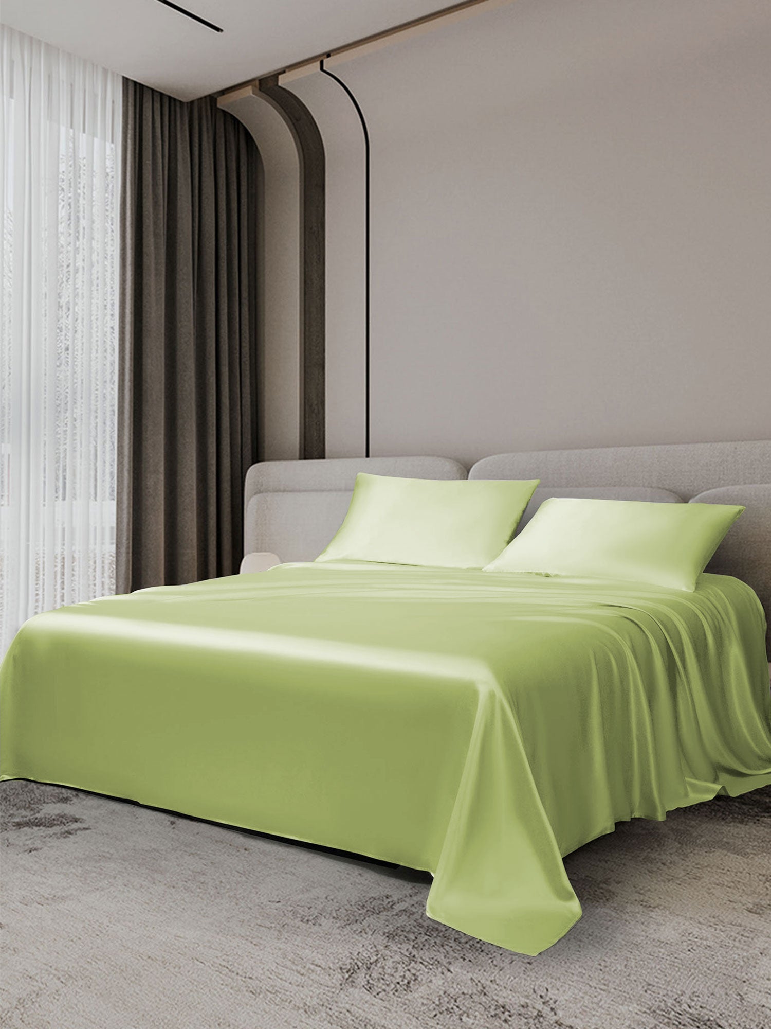[Mint Green] SilkSilky-AU 19Momme Bedding Set 002
