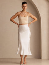[Beige] SilkSilky-AU Skirt 006