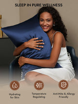 [Dark Blue] SilkSilky-AU 30Momme Pillowcase 005