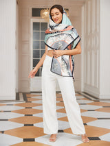 [P030] SilkSilky-AU Pure Silk Scarf 005,