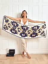 [P026] SilkSilky-AU Pure Silk Scarf 002,