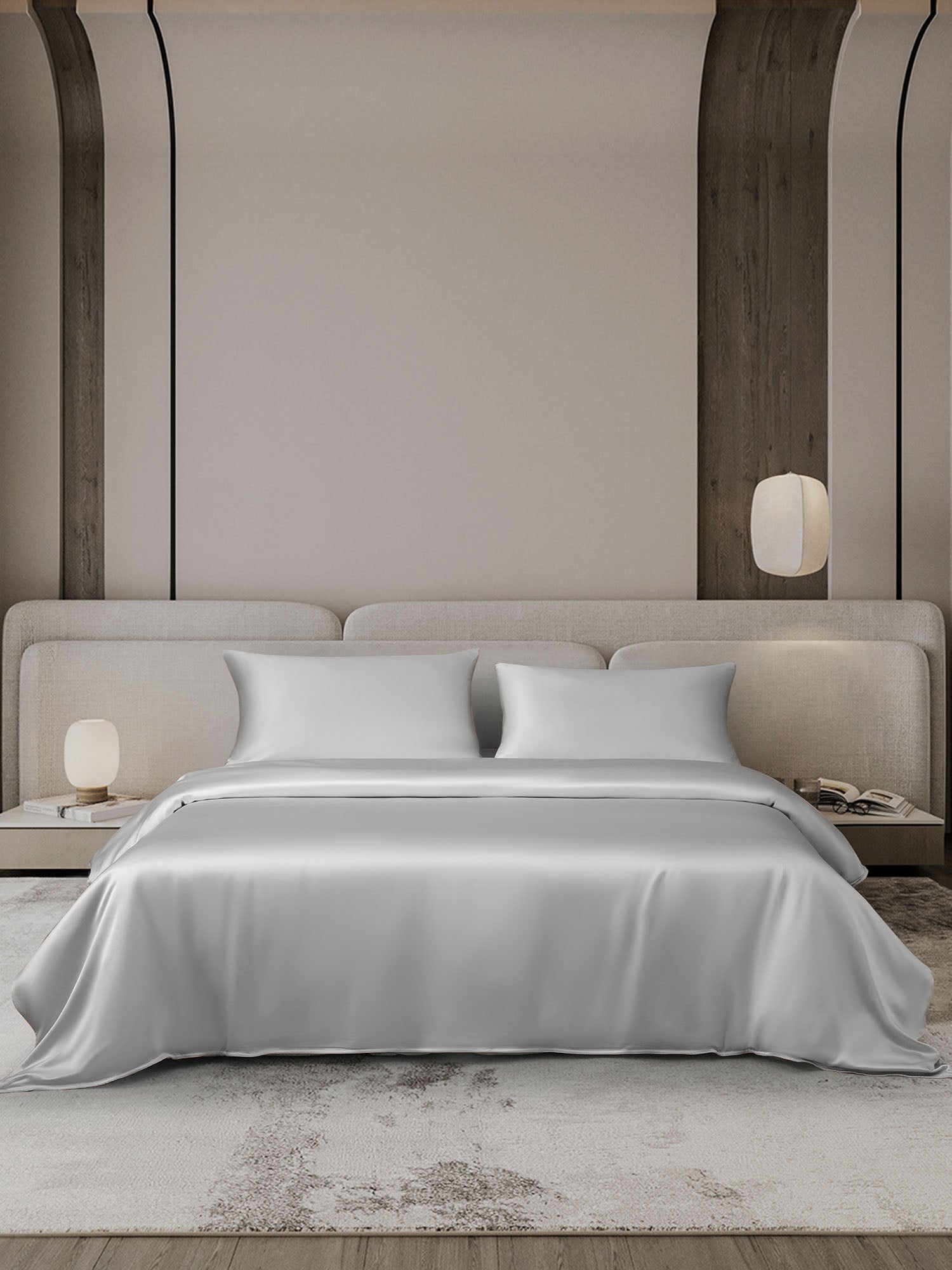 [Silver] SilkSilky-AU 19Momme Bedding Set 002