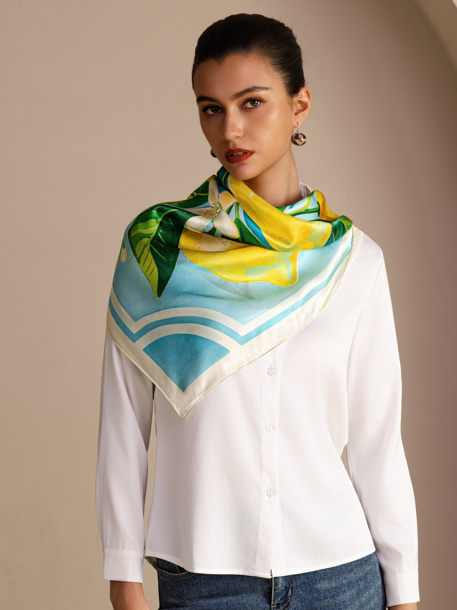 [Blue Lemon] SilkSilky-AU Scarf 002