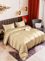 [Beige] SilkSilky-AU 19Momme Bedding Set 001