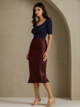 [Coffee] SilkSilky-AU Skirt 006