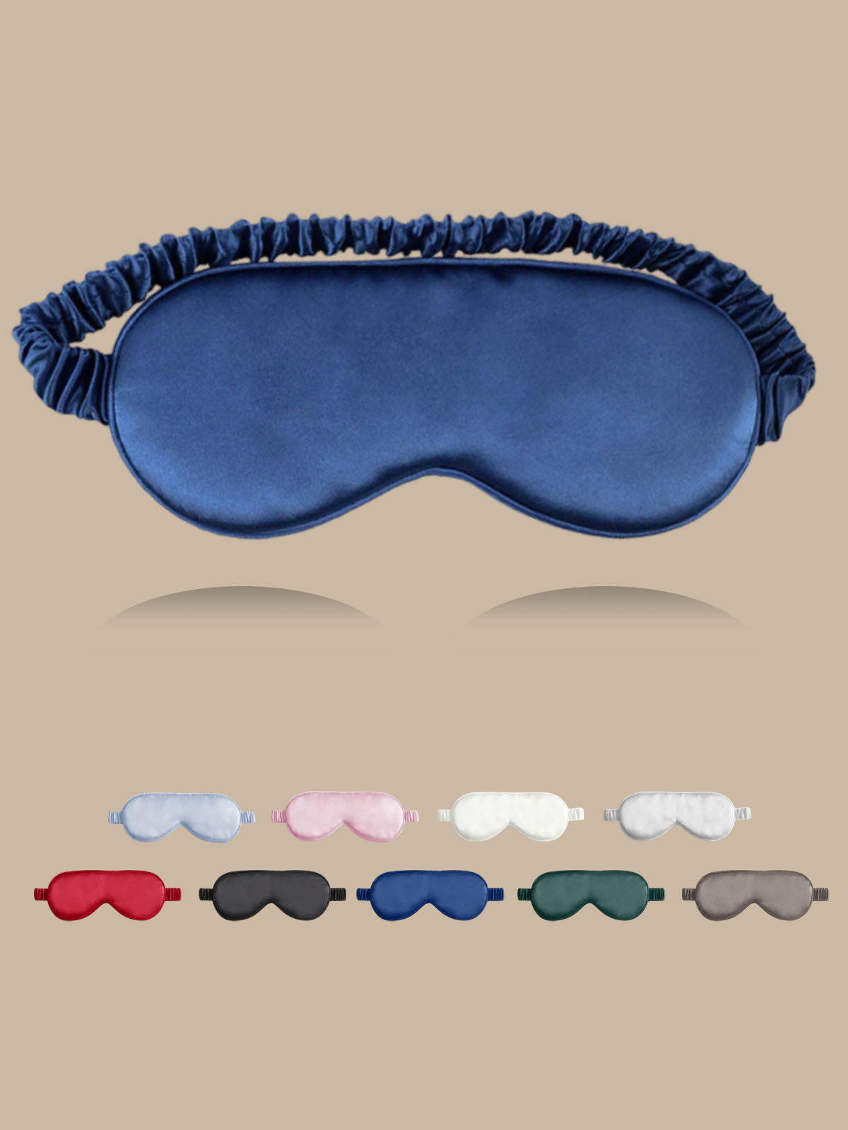 [Dark Blue] SilkSilky-AU 19Momme Pure Silk Eye Mask 001