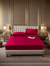 [Wine] SilkSilky-AU 19Momme Bedding Set 002