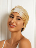 SilkSilky-AU Pure Silk Sleep Cap Champagne 001