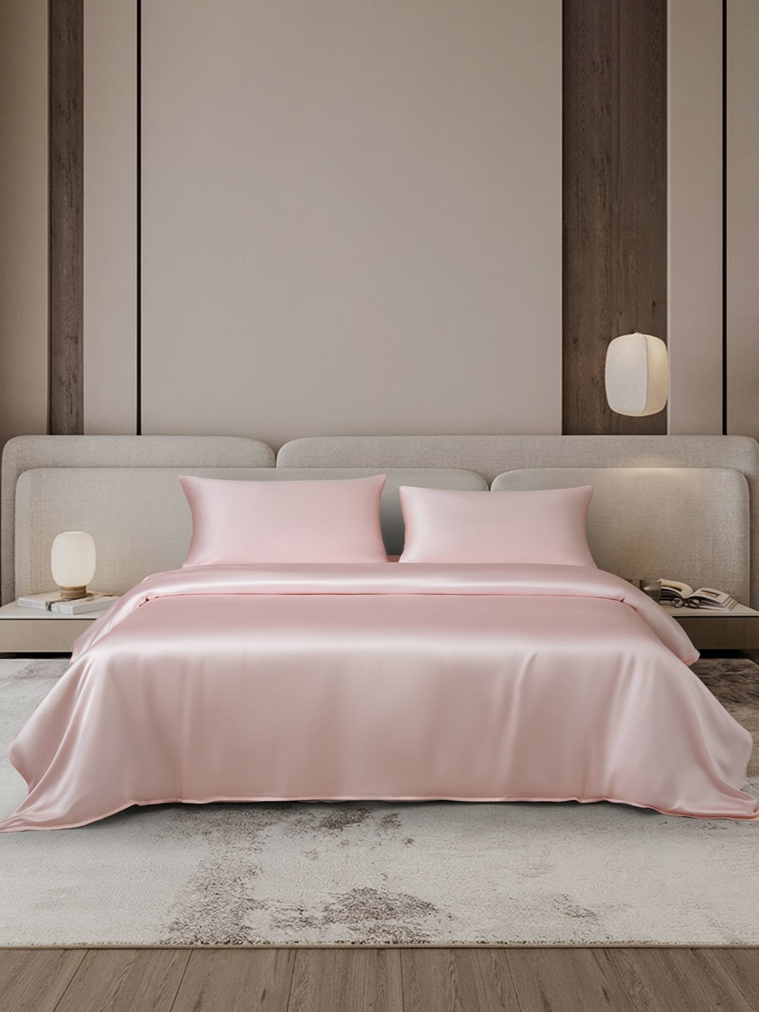 [Pink] SilkSilky-AU 22Momme Bedding Set 002