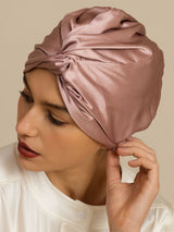 [Pale Mauve] SilkSilky-AU Sleep Cap 008