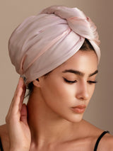 [Light Pink] SilkSilky-AU Hair Towel Wrap 003