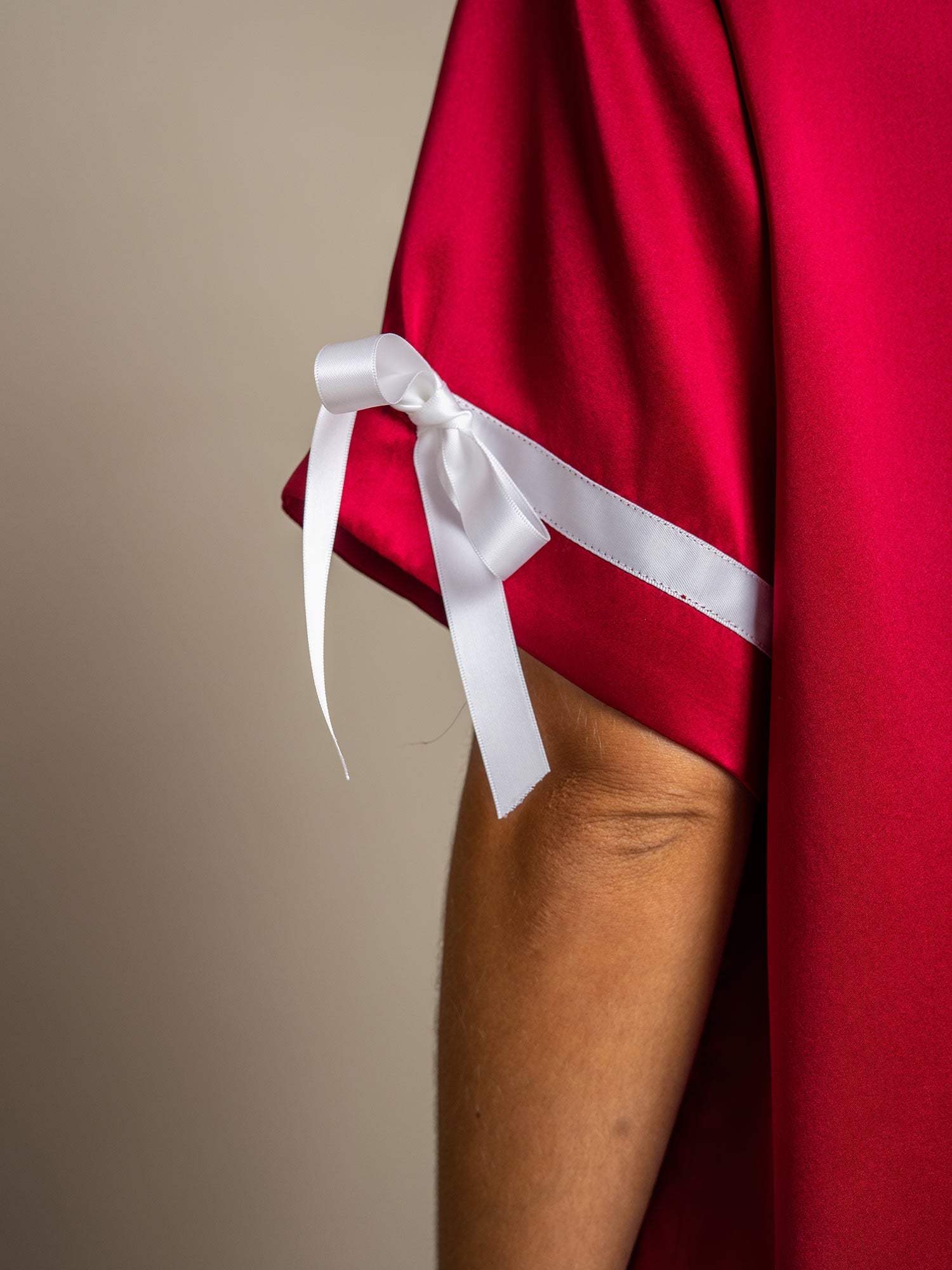 [Wine] SilkSilky-AU Pure Silk Womens Pajamas 005,