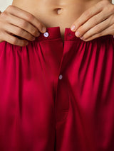 [Wine] SilkSilky-AU Men's Sleep Shorts 007