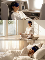 [Dark Blue] SilkSilky-AU 22Momme Sleep Mask 008