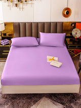 [Lavender] SilkSilky-AU 19Momme Bedding Set 002