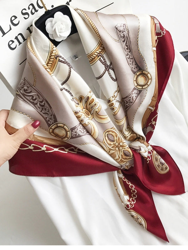 [P009] SilkSilky-AU Pure Silk Scarf 003,