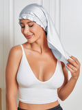 SilkSilky AU Pure Silk Sleep Cap Silver 005