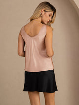 [Tuscany] SilkSilky-AU Sleeveless V Neck Camisole 002