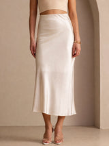 [Beige] SilkSilky-AU Skirt 001