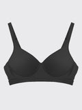 SilkSilky AU Silk Knitted Bra Black 001