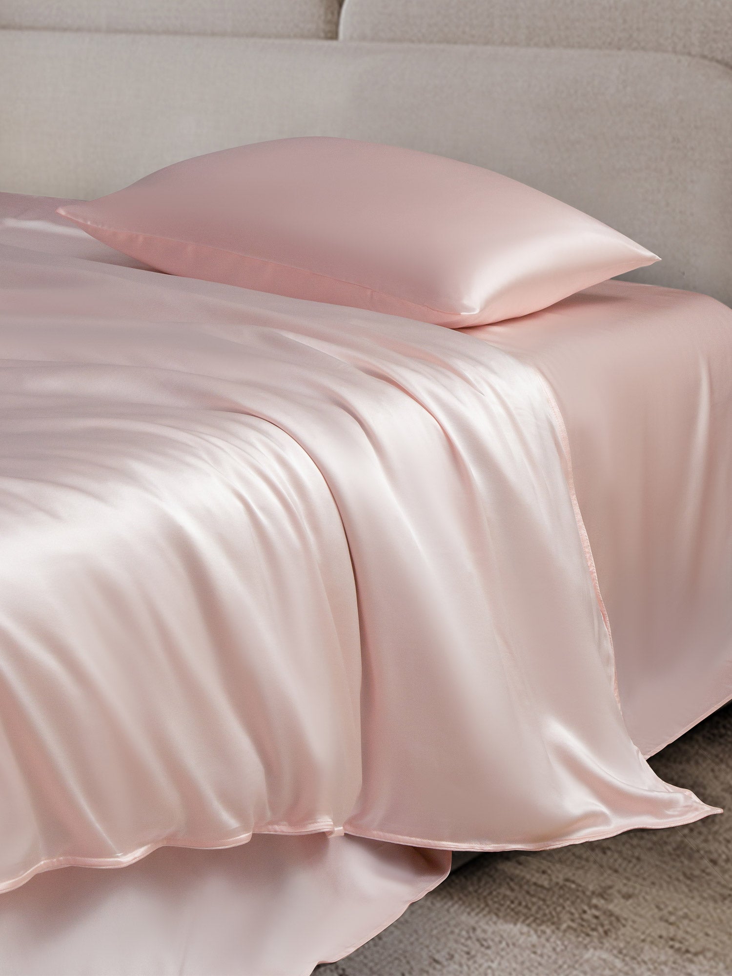 [Pink] SilkSilky-AU 22Momme Bedding Set 003