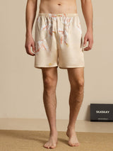 [Champagne] SilkSilky-AU Men's Sleep Shorts 001