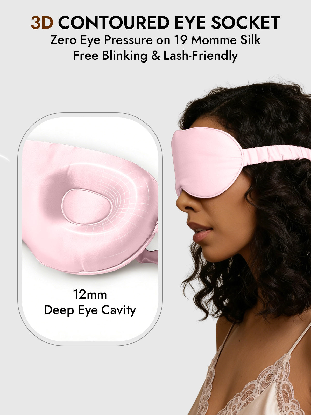 [Pink] SilkSilky-AU Eye Mask 004