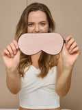 SilkSilky AU 19Momme Pure Silk Eye Mask Pink 009