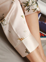 [Light Pink] SilkSilky-AU Pure Silk Womens Pajamas 007