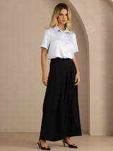 [Black] SilkSilky-AU Womens Pants 007