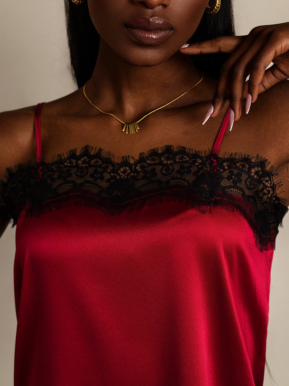 SilkSilky-AU 19Momme Silk Camisoles Wine 007