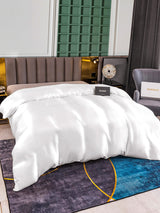 [White] SilkSilky-AU 25Momme Duvet Covers 002