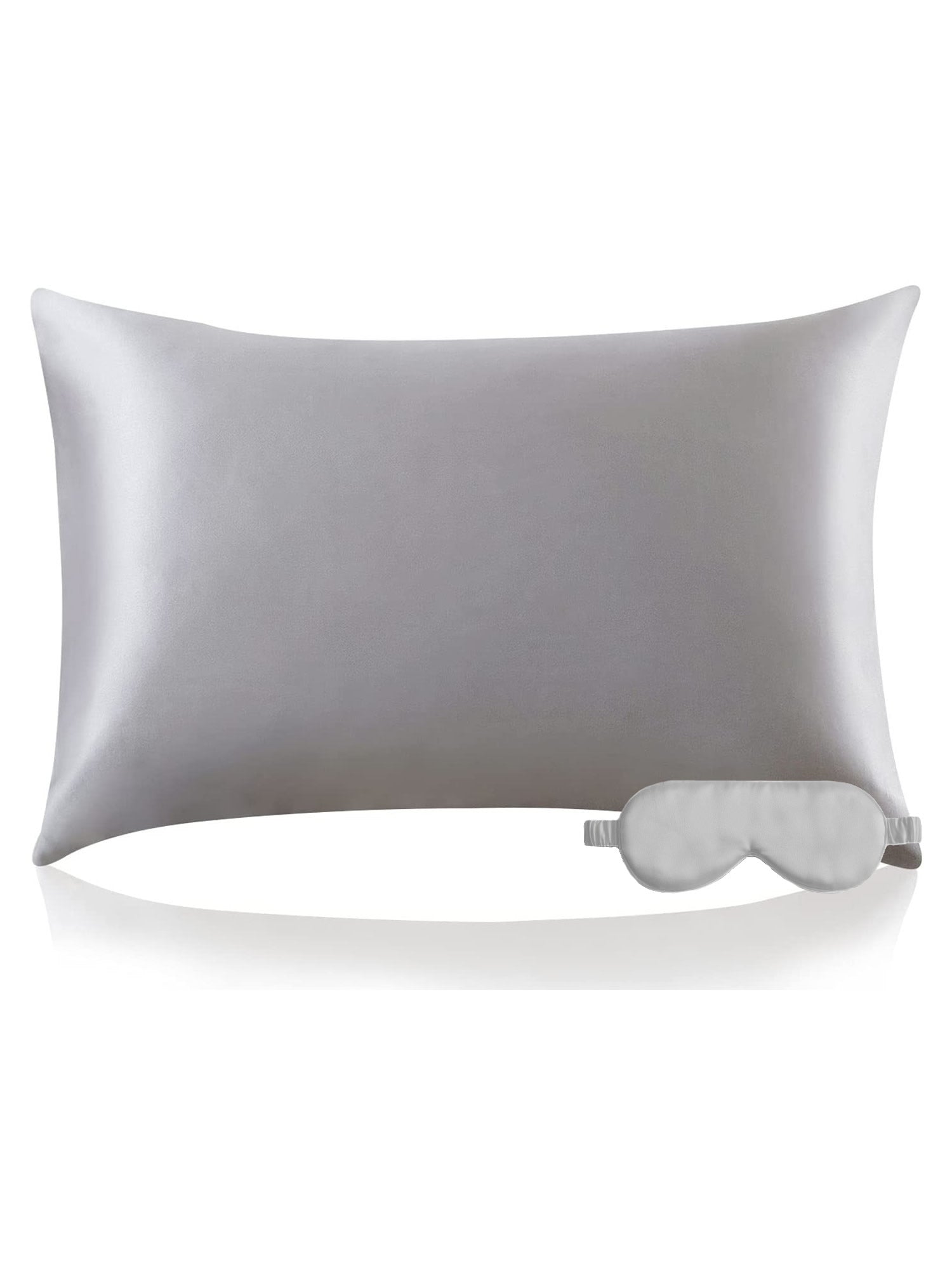 SilkSilky AU 22Momme Pure Silk Pillowcase Set Silver 001