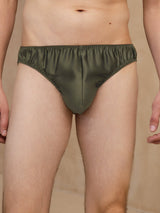 [Green] SilkSilky-AU Mens Underwear 003