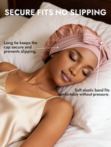 [Pale Mauve] SilkSilky-AU Sleep Cap 004