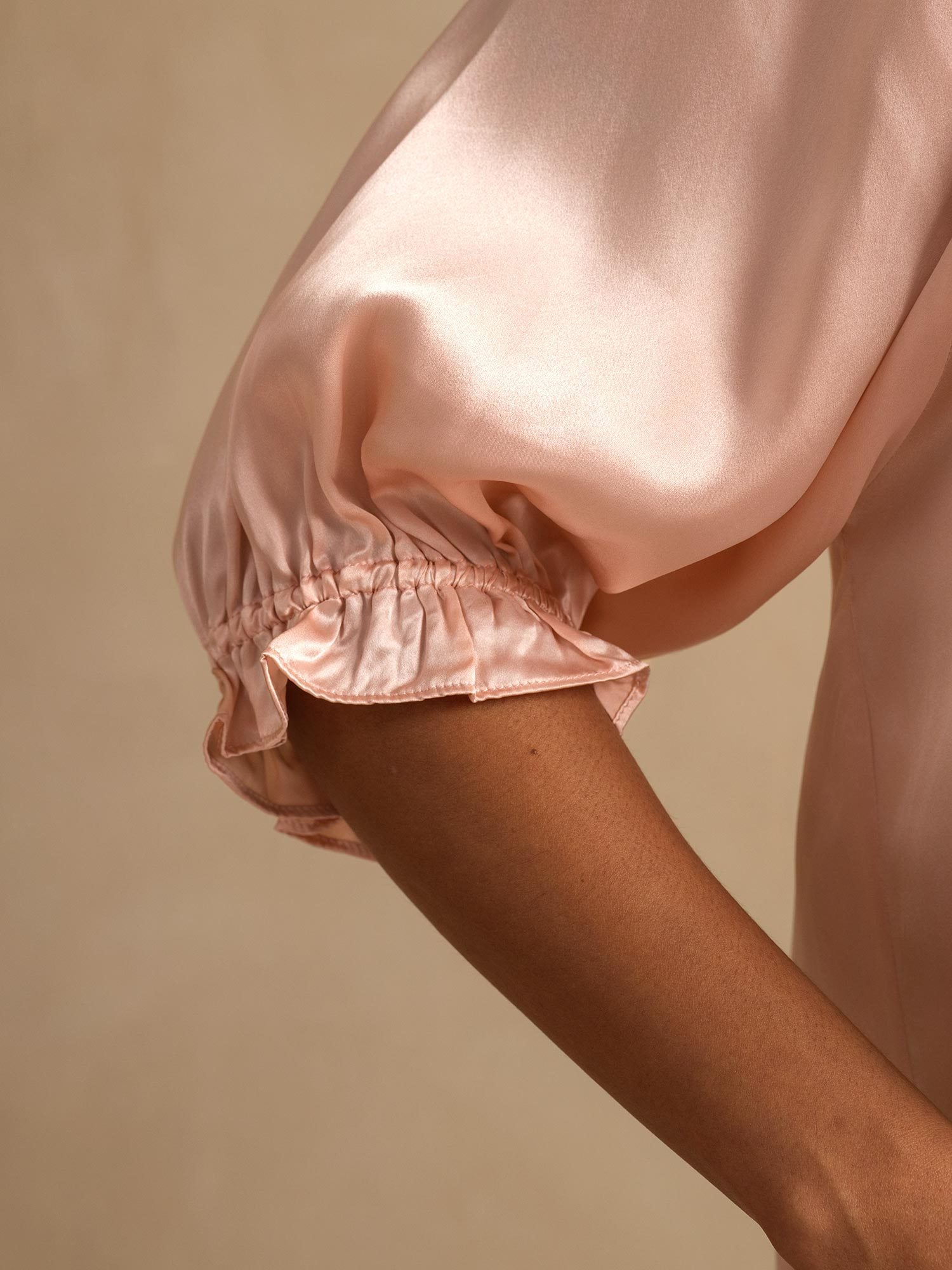 [LightPink] SilkSilky-AU Pure Silk Nightgown 006