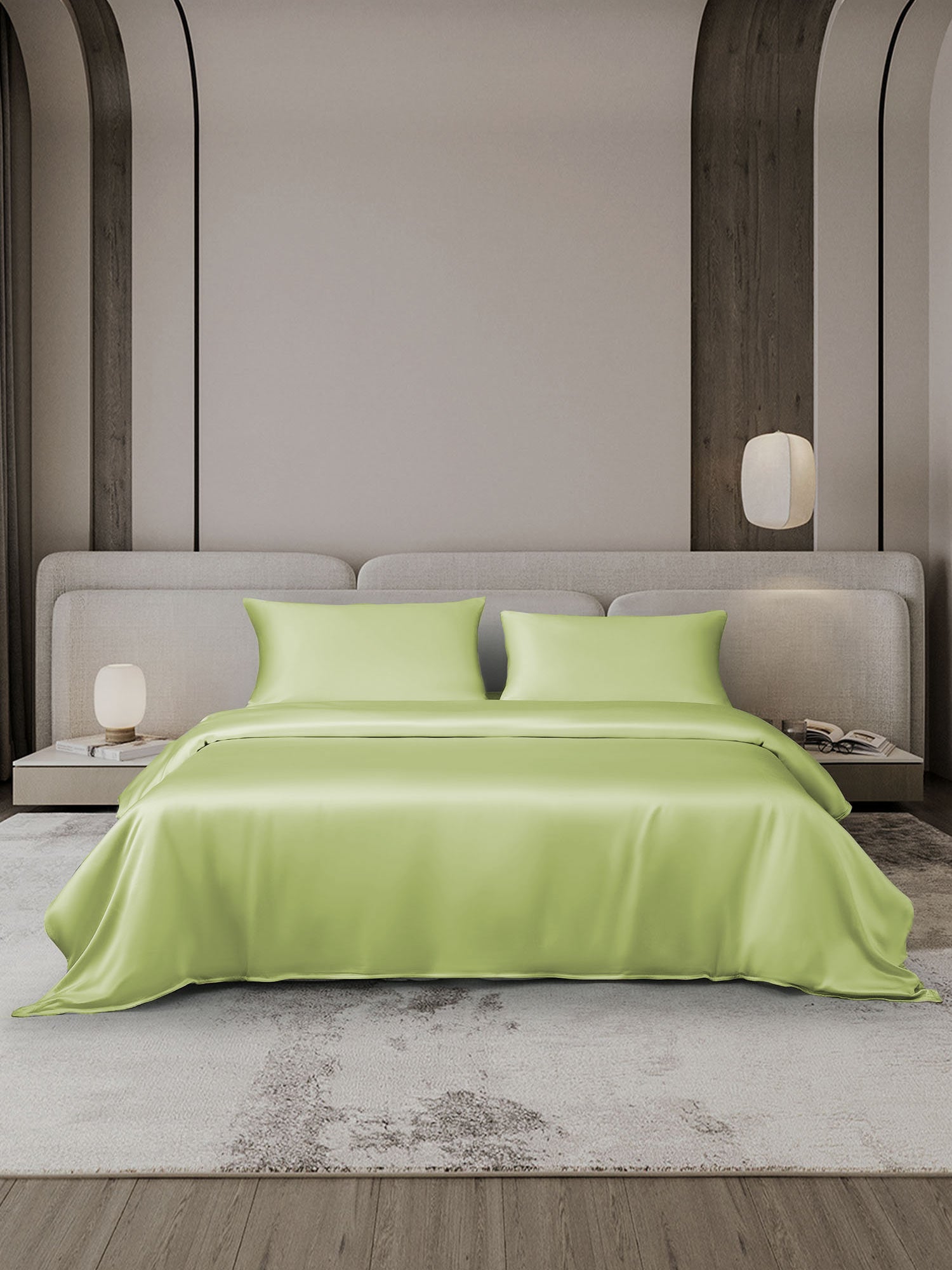 [Mint Green] SilkSilky-AU 19Momme Bedding Set 002