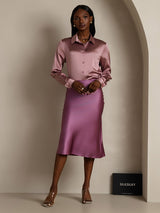 [Deep Purple] SilkSilky-AU Skirt 007