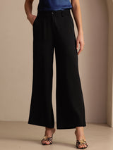 [Black] SilkSilky-AU Womens Pants 001