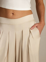 [Beige] SilkSilky-AU Women's Pants 004